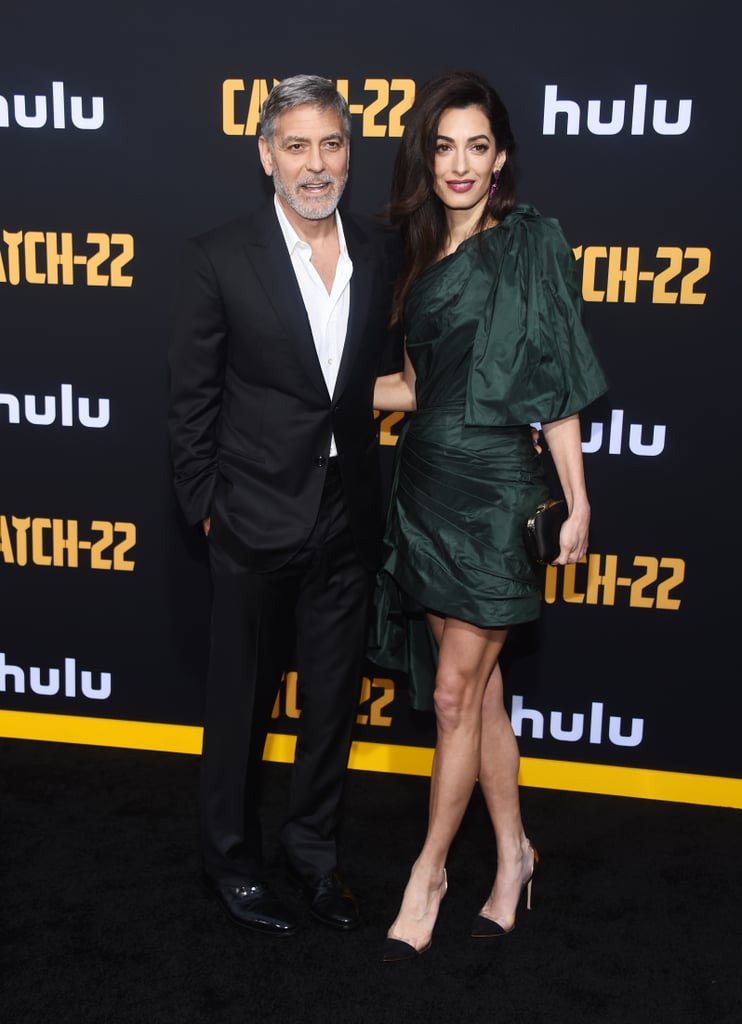 George and Amal Clooney at Catch-22 Premiere