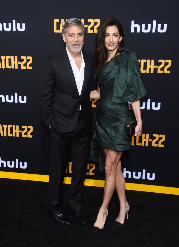 George and Amal Clooney At Catch-22 Premiere