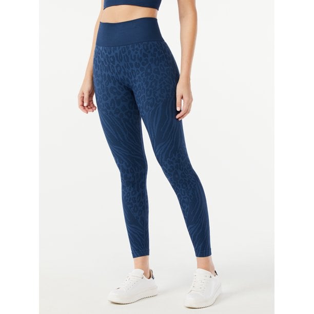 Sofia Active by Sofia Vergara Seamless High Waisted Animal Print