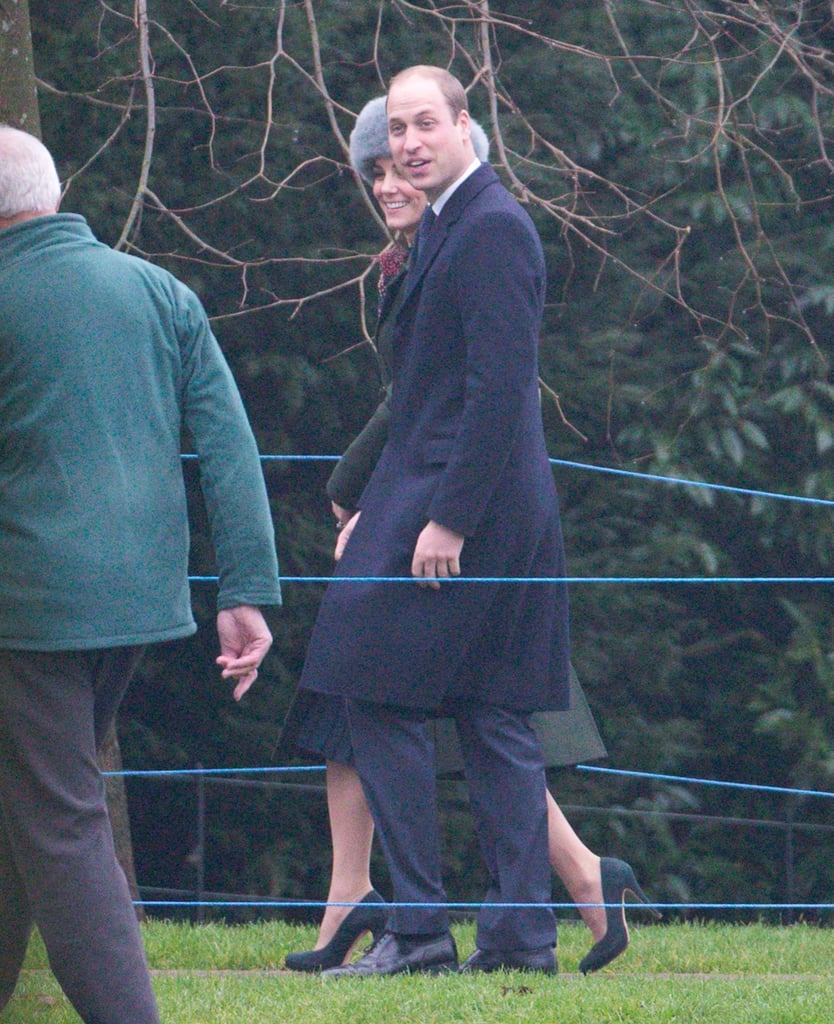 Kate Middleton and Prince William at Church January 2017
