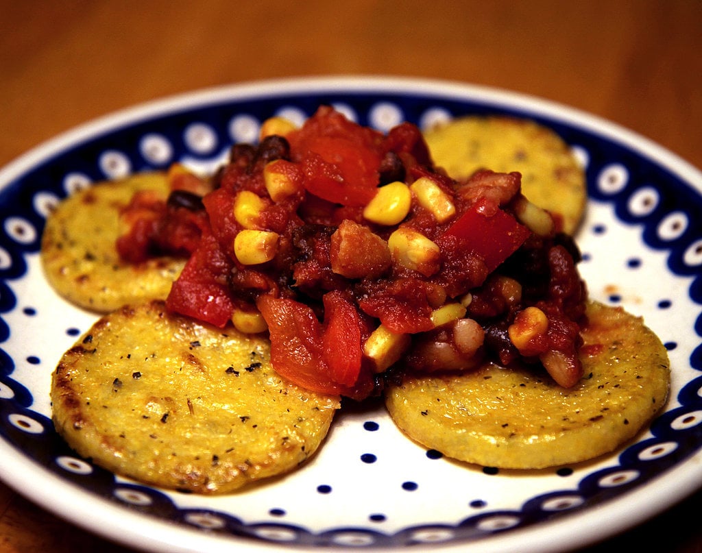 Dinner: Polenta and Beans