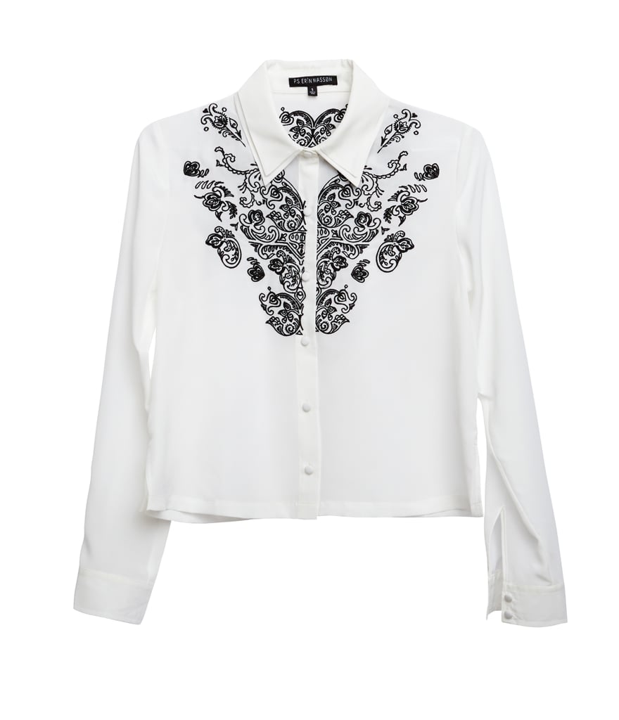 Erin Wasson Lone Star Embroidered Button-Up Shirt ($45)