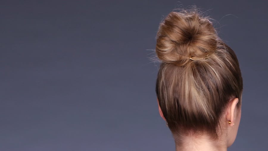 Fake a Thick Bun (No Sock Needed!)