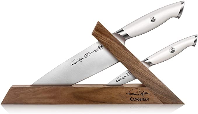 Cangshan Thomas Keller Signature Collection Swedish Powder Steel Forged, 3-Piece TAI Block