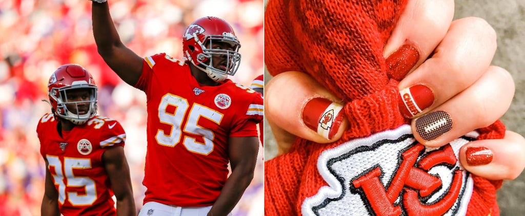 Super Bowl Nail Art Ideas For Chiefs or Buccaneers Fans 2021