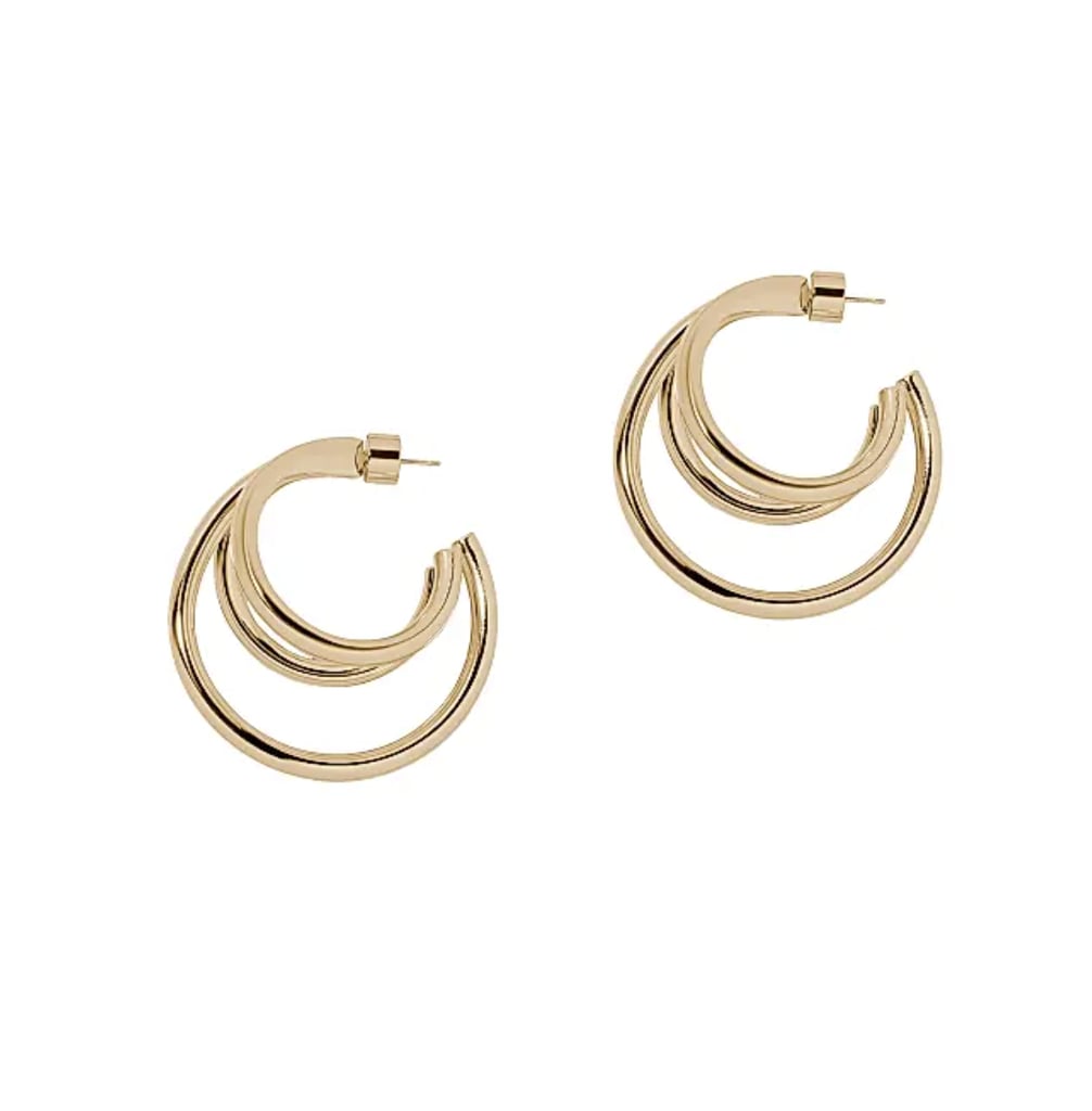 Jennifer Fisher Triple Lilly Huggie Earrings