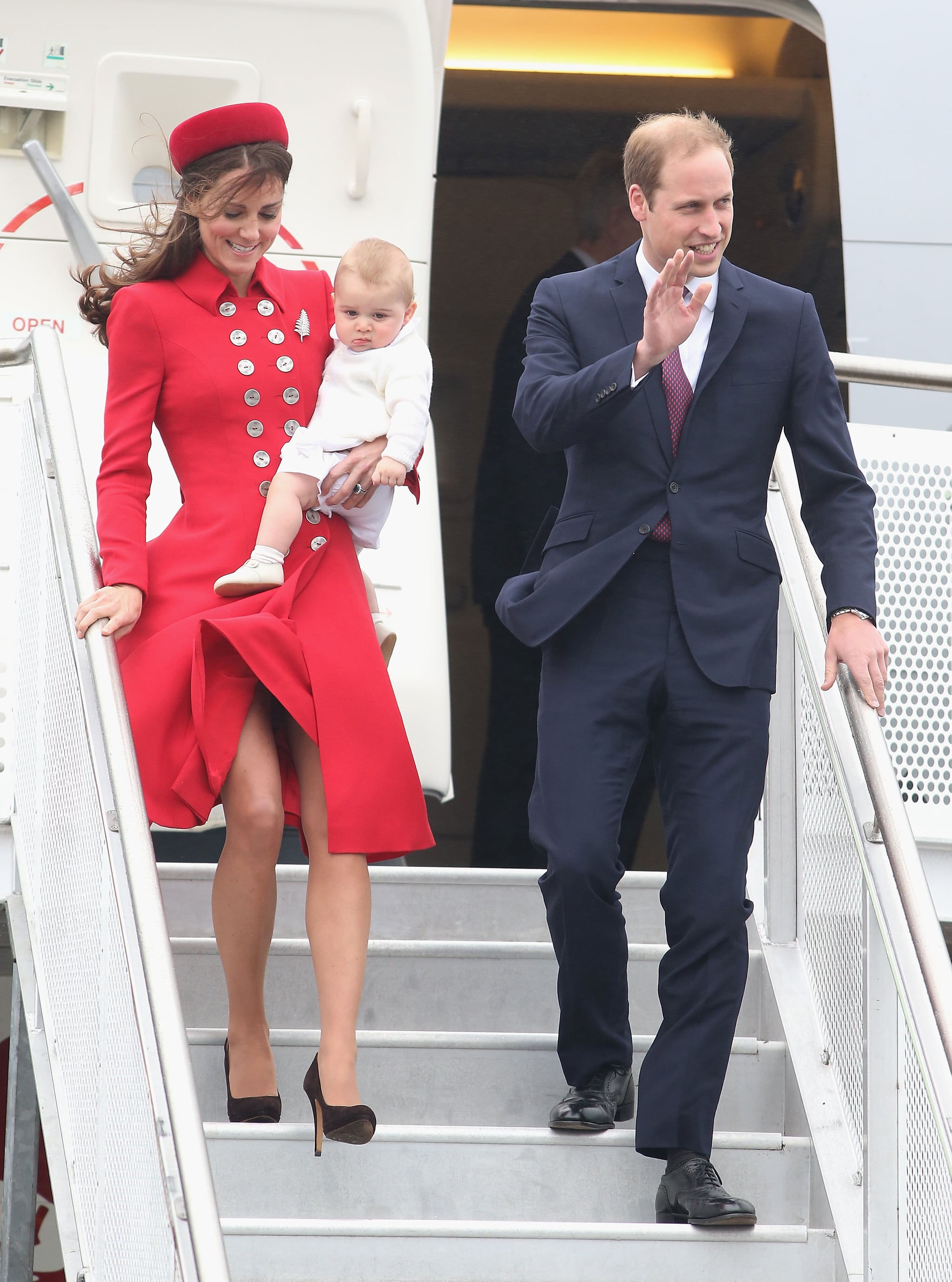 Kate Middleton Prince William Start Tour George | Prince George's ...