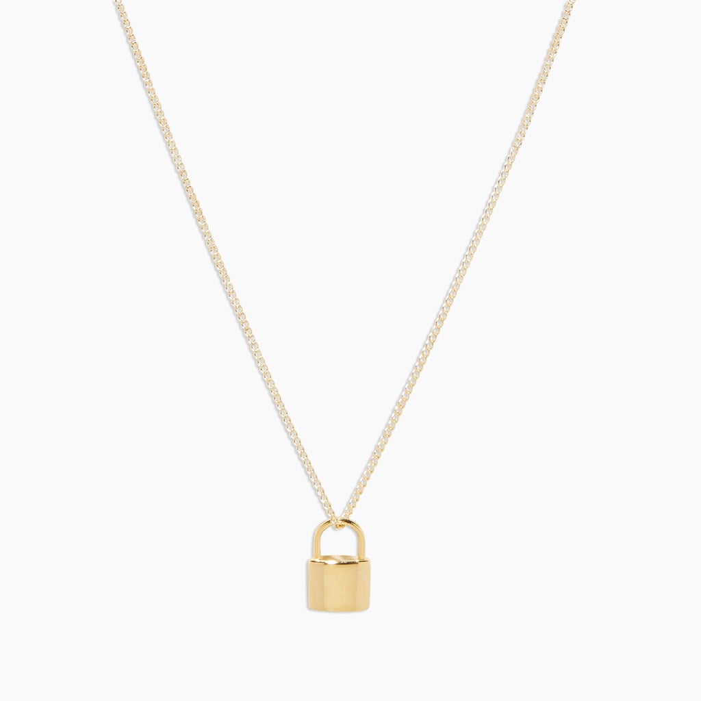 Gorjana kara padlock necklace Clearance