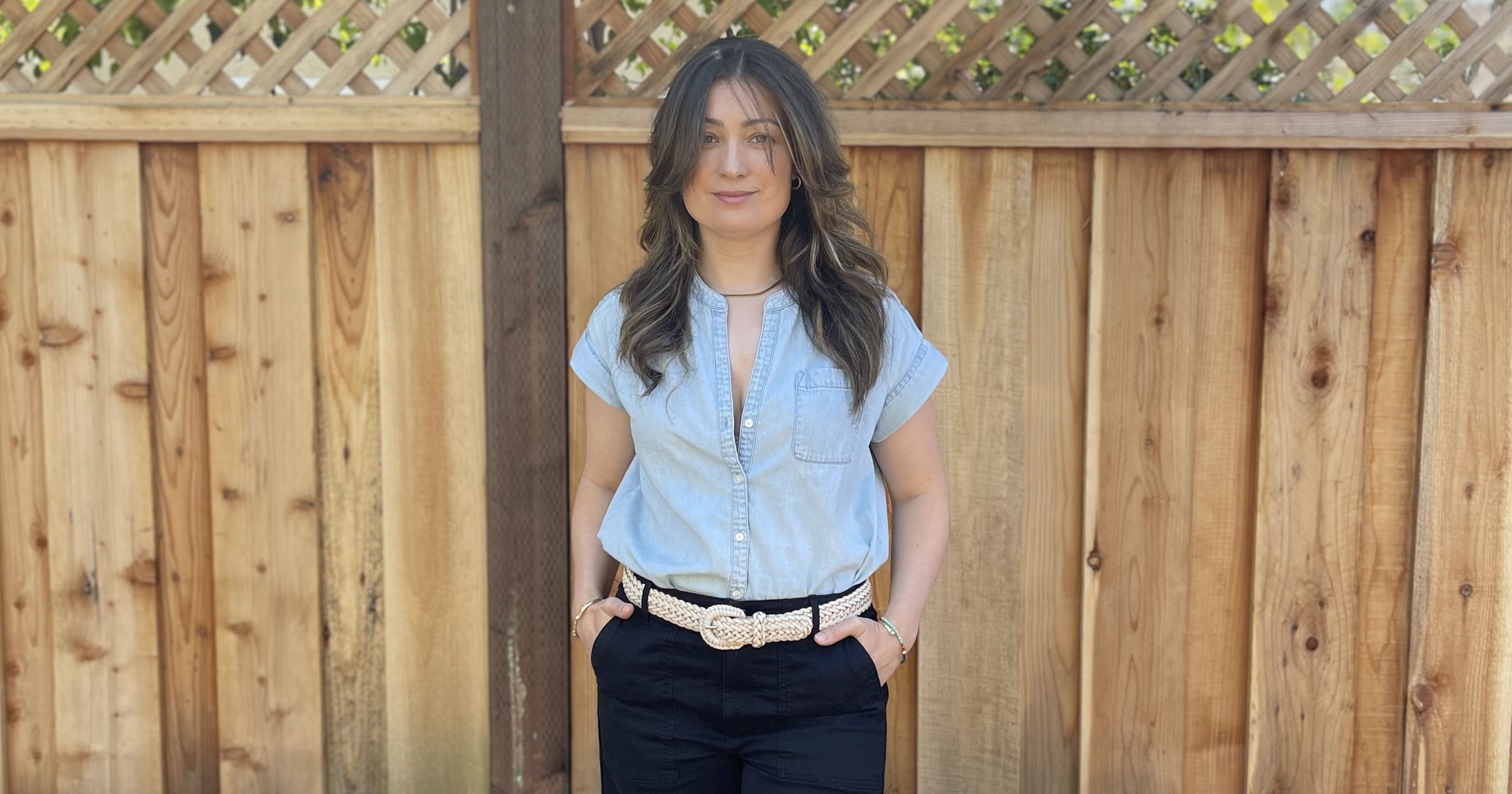 This Woven Leather Belt Is My Secret to Elevating Any Outfit