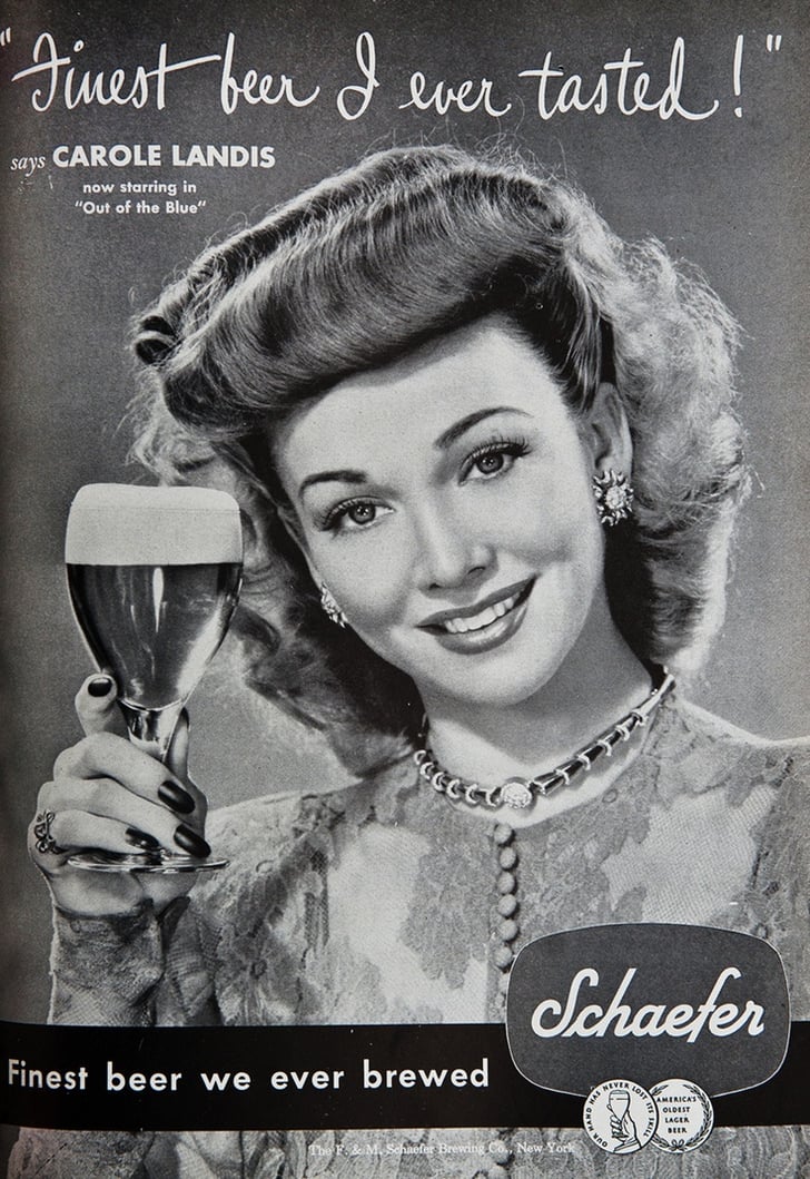 Its All About The Celebrity Endorsements Vintage Beer Ads For Women Popsugar Love And Sex 3945