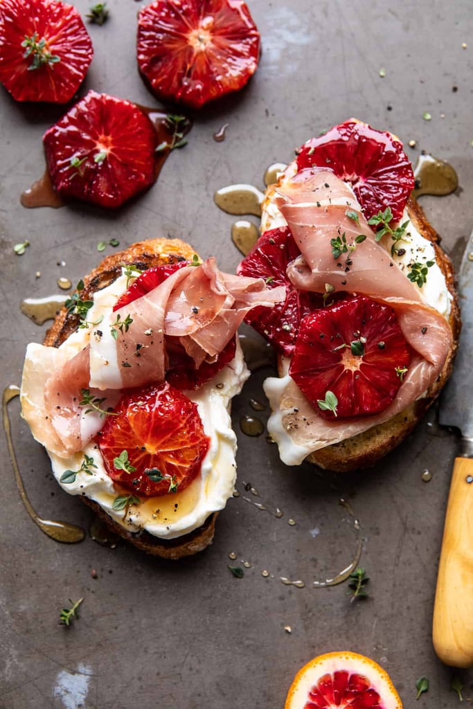 Whipped Ricotta Toast With Lemon Thyme Honey