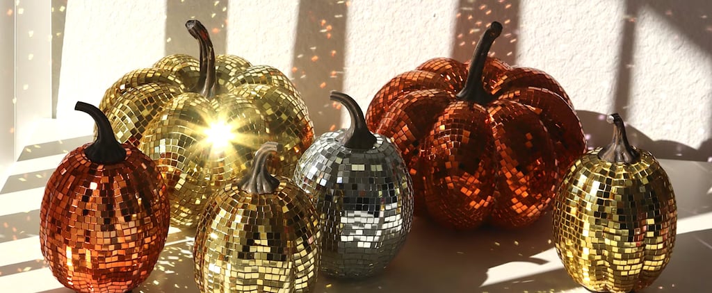 Shop Disco-Ball Pumpkins, Our Favorite Halloween Decor Trend
