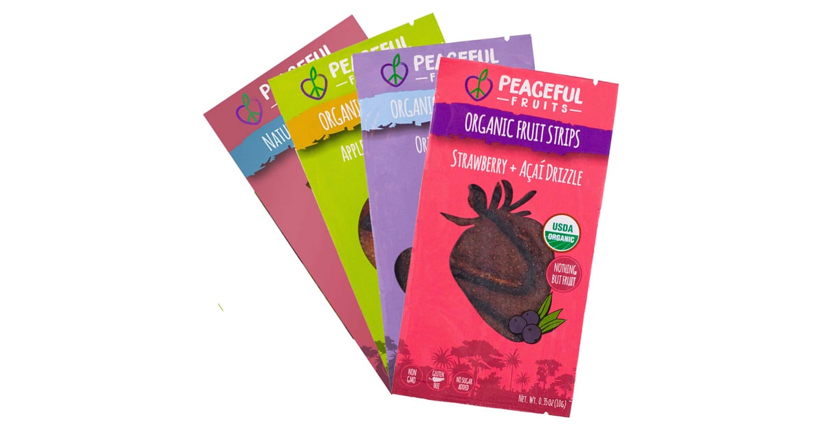 Peaceful Fruits Organic Fruit Strips ShelfStable Foods to Substitute