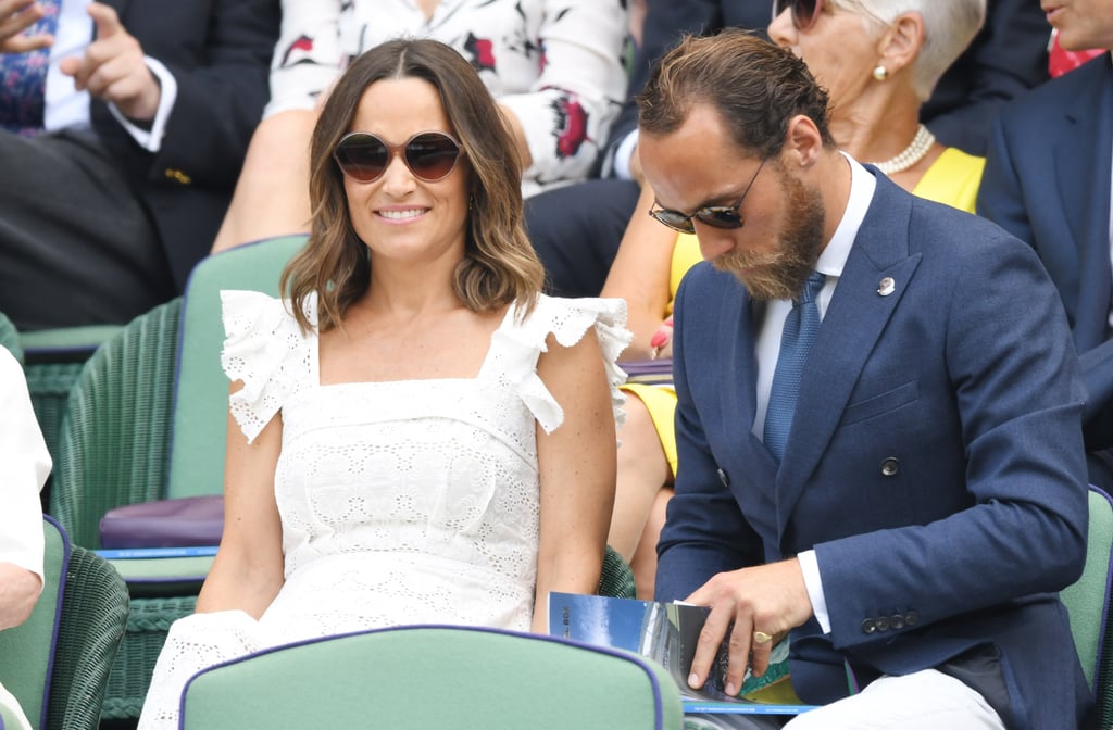 Pippa Middleton Anna Mason Dress at Wimbledon