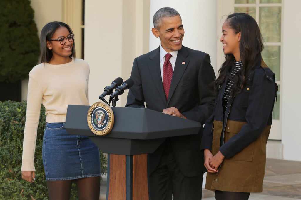 Barack Obama Cute Moments With Sasha and Malia