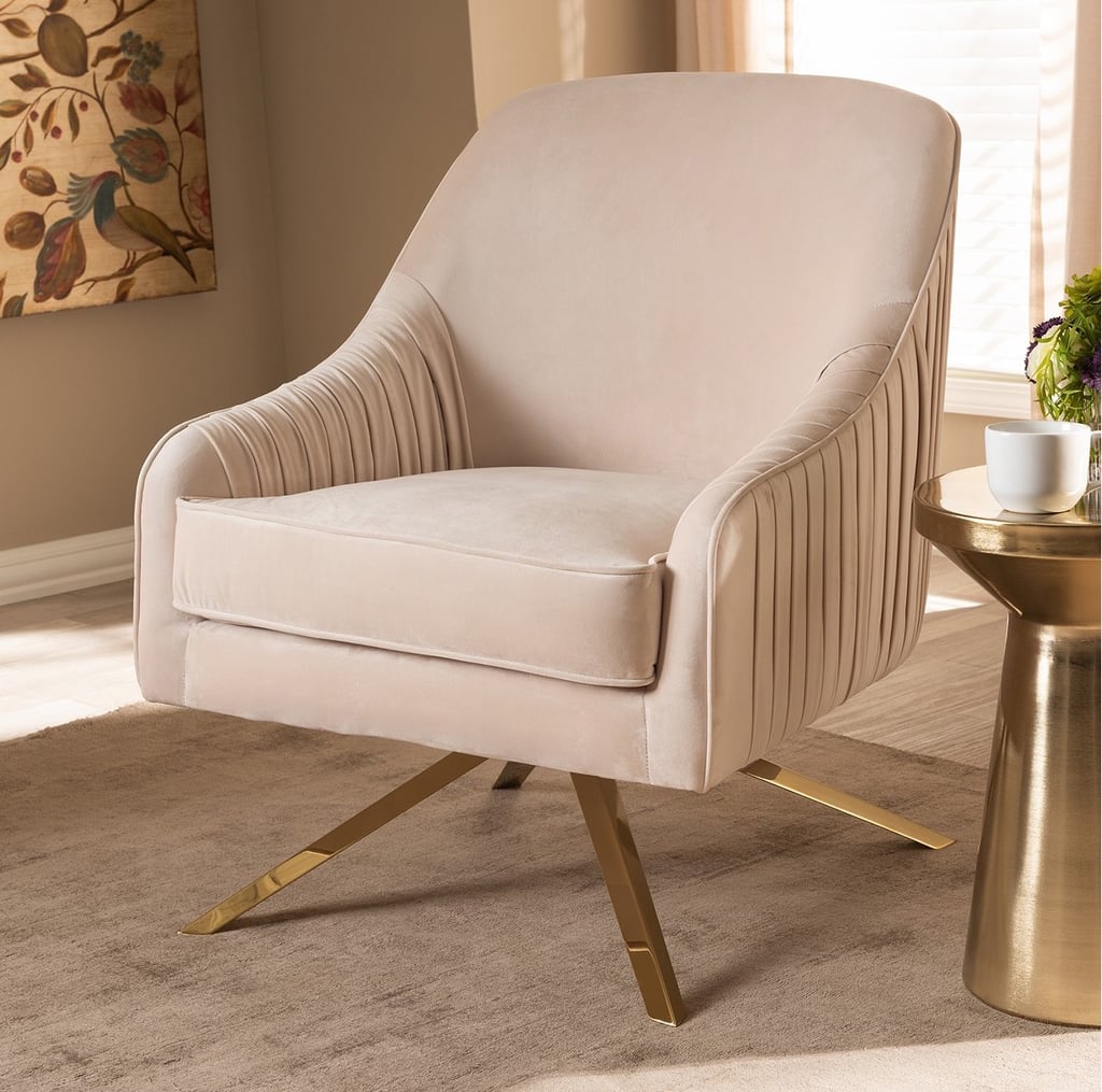 Blush & Brass Loisa Lounge Chair