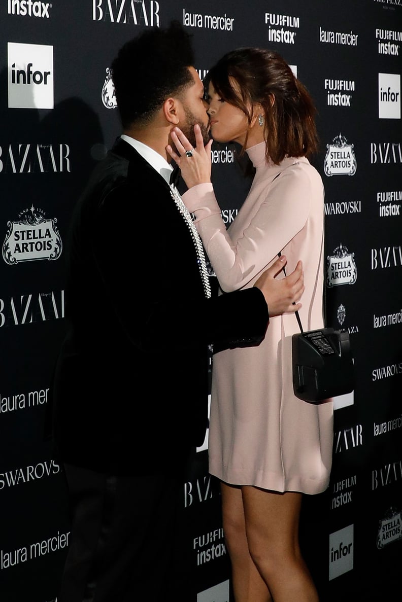 The Two Shared a Sweet Smooch on the Red Carpet During NYFW