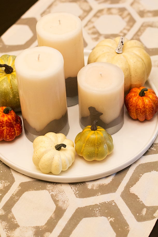 Dipped-Candle Centerpiece