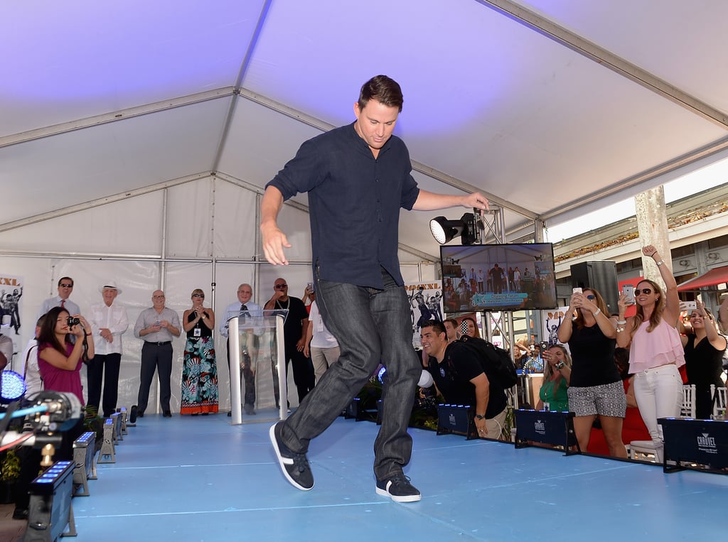 Channing Tatum and Jada Pinkett Smith Miami Hall of Fame