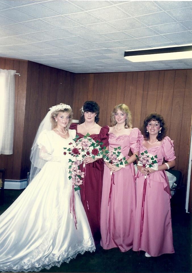 Then: Traditional Bridesmaid Dresses