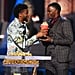 Chadwick Boseman Gives Award to James Shaw Jr. at MTV Awards