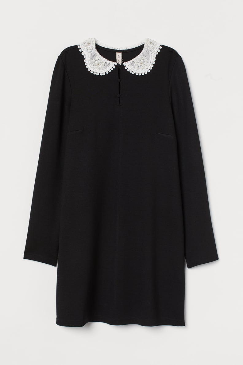 H&M Dress With Lace Collar