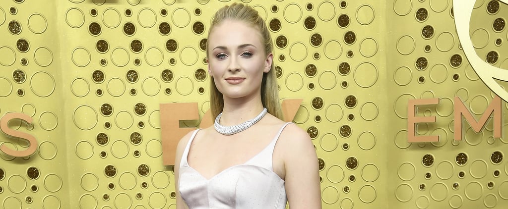 Sophie Turner's Louis Vuitton Emmys Dress Is Pink Satin