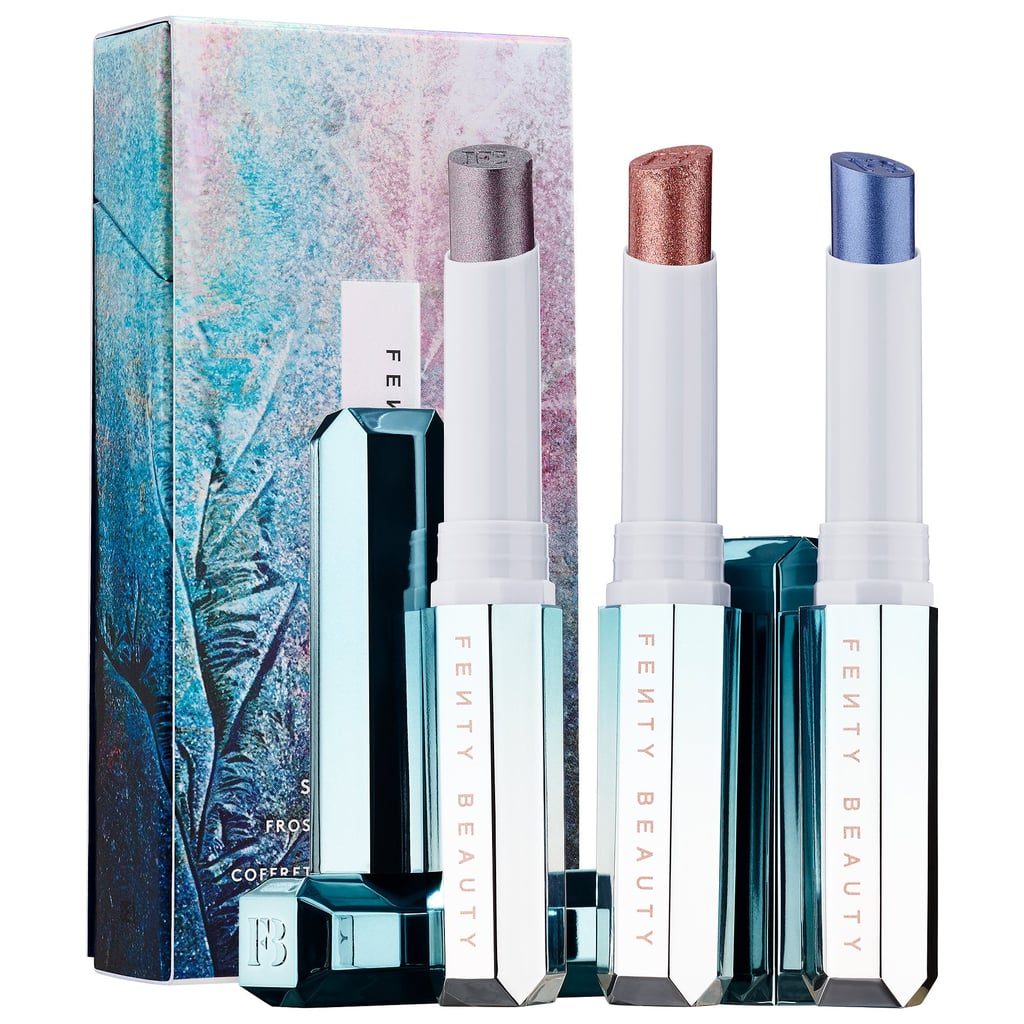 Fenty Beauty 3Piece Frosted Metal Lipstick Set Gifts From Black