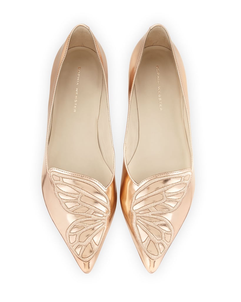 Sophia ster Bibi Butterfly Embroidered Flats Fall Flats From