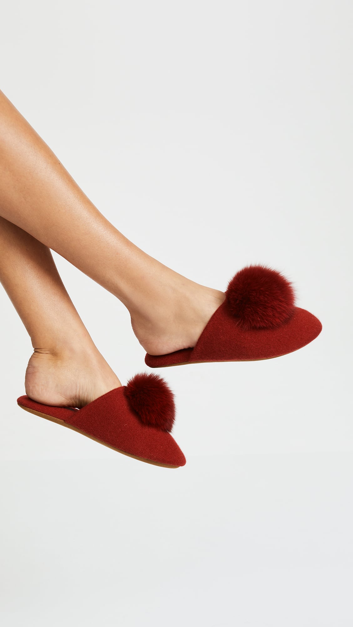 girls pom pom slippers