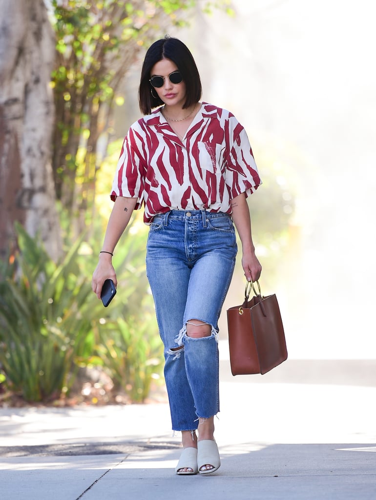 How to Wear Jeans: Lucy Hale