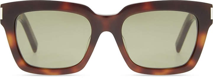 Saint Laurent Bold Tortoiseshell Sunglasses