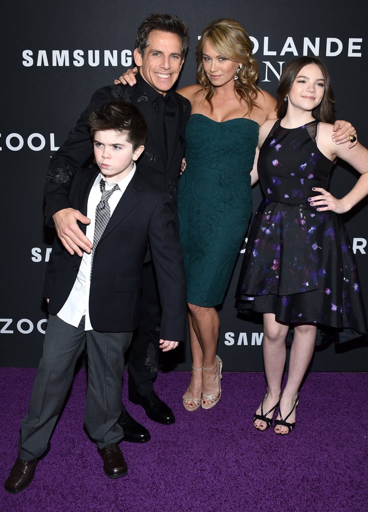 Pictures of Ben Stiller and Christine Taylor With Their Kids