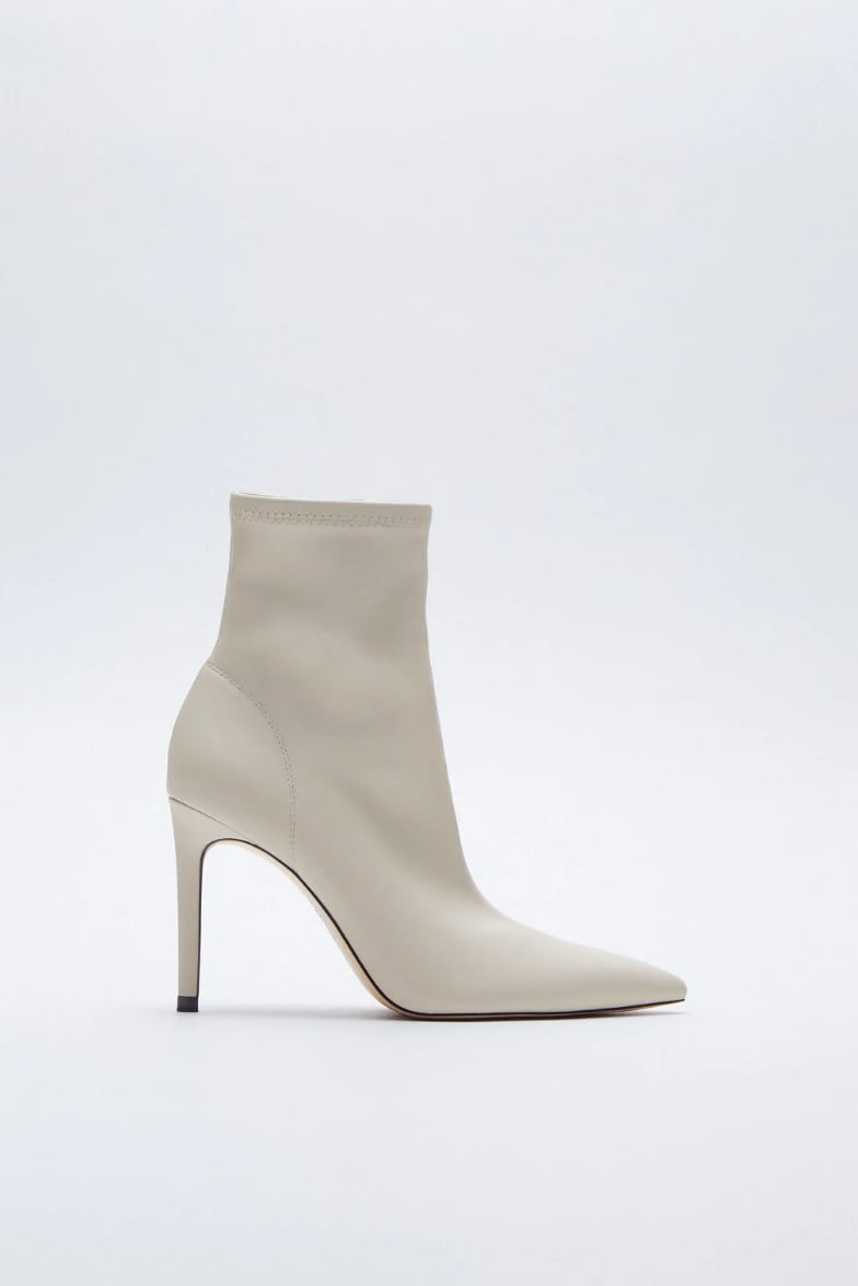 Zara Elastic Heeled Booties