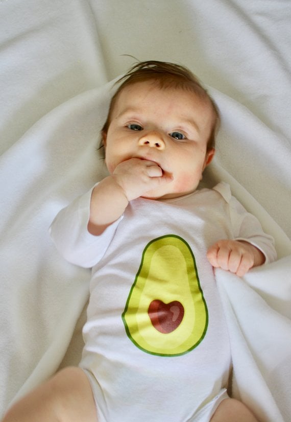Avocado Heart Onesie