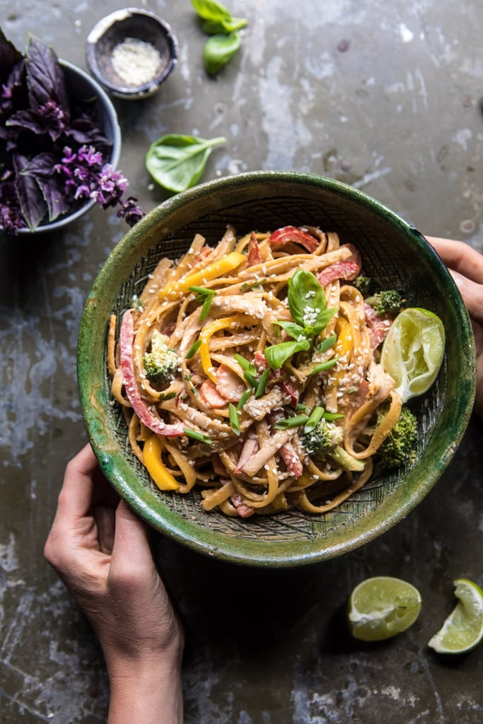 Sweet Sesame Basil Chicken Noodles