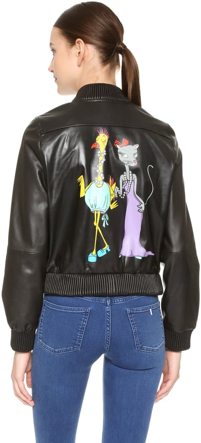 Boutique Moschino Leather Jacket ($1,195)