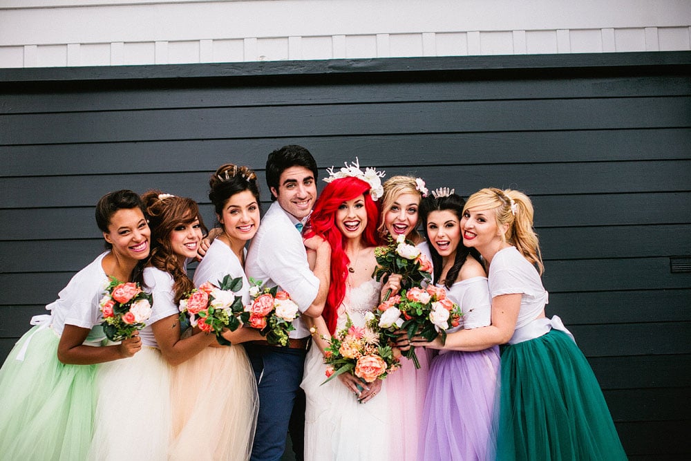 Hipster Little Mermaid Wedding