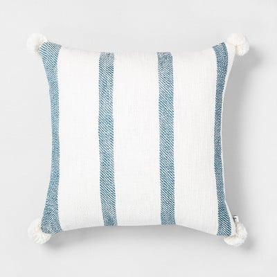 Hearth and Hand with Magnolia 18" x 18" Bold Stripes Throw Pillow