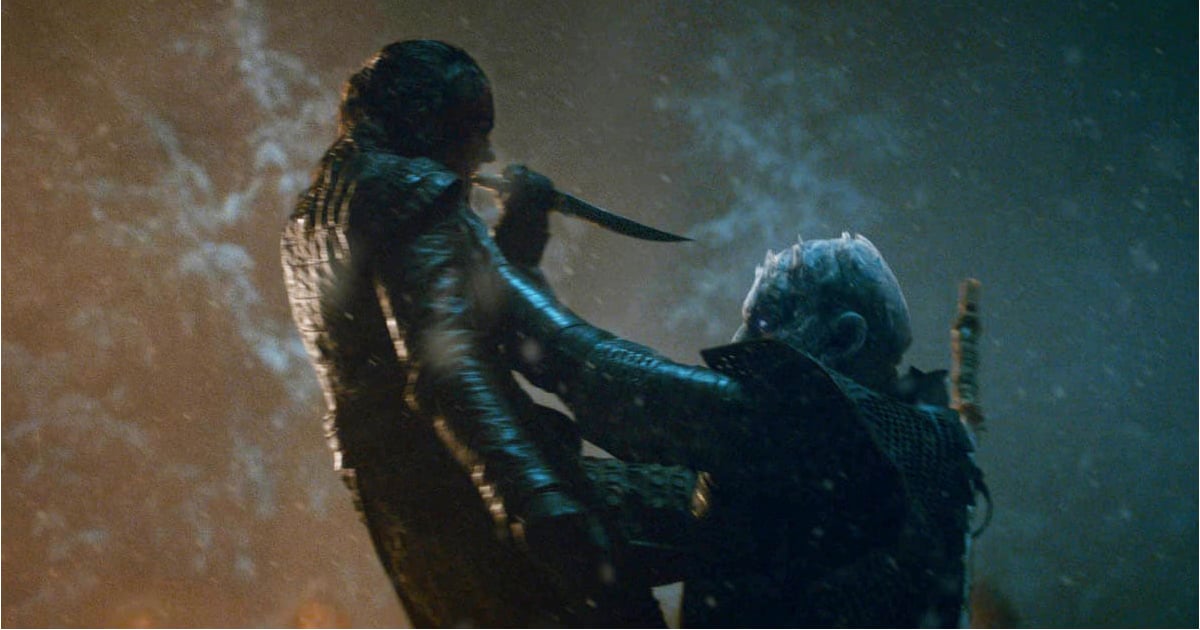 Arya Killing The Night King On Game Of Thrones Scene Popsugar