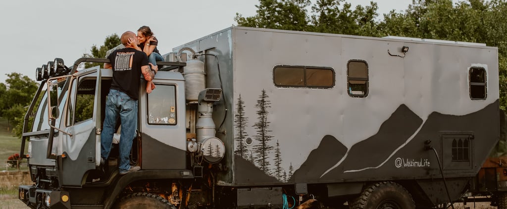 This Couple Lives With Their Dogs in a Converted Military Truck, and It's Tiny Home Goals