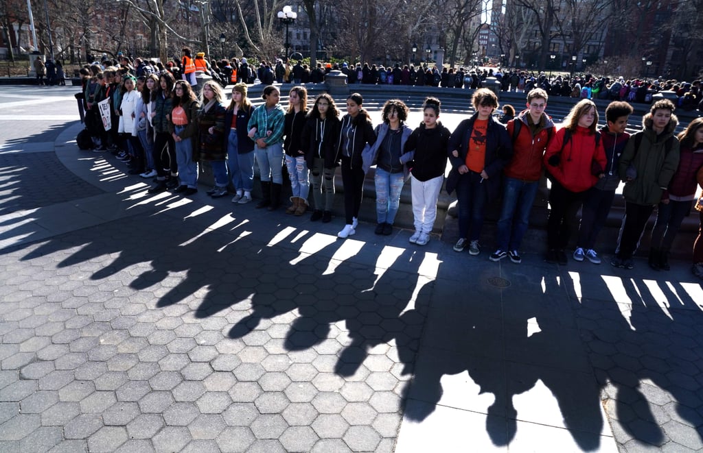 School Walkout 2018 Gun Control Protest Pictures Popsugar
