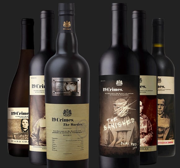 19 crimes wine flavors