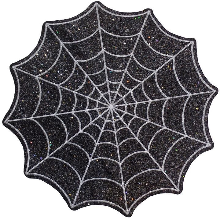 Spiderweb Placemat Cheap Halloween Decor From Kohl's POPSUGAR Smart
