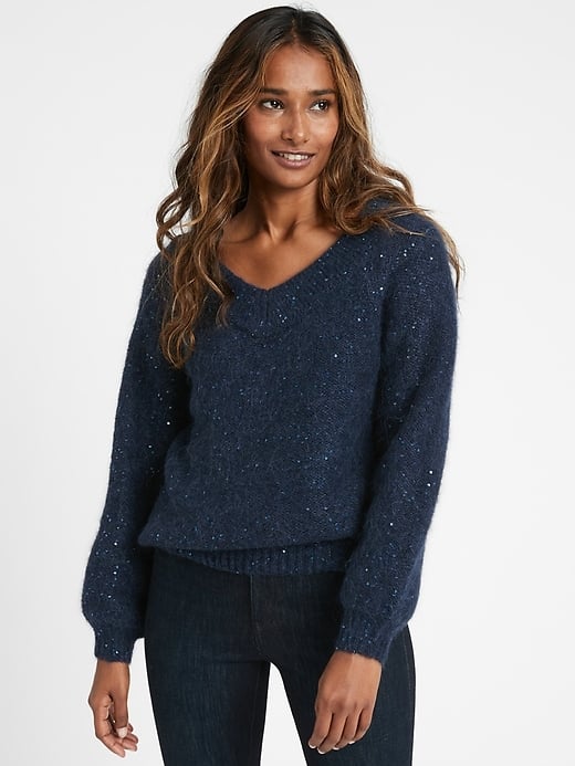 Banana Republic Women's Navy Cable Knit Sweater / Various Sizes –  CanadaWide Liquidations