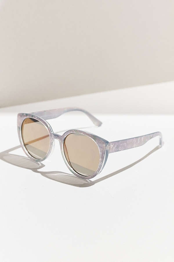 Rounded Cat-Eye Sunglasses