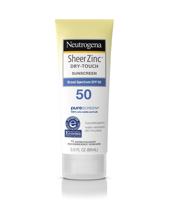 Neutrogena Sheer Zinc Sunscreen Lotion SPF 50 Best Sunscreens For