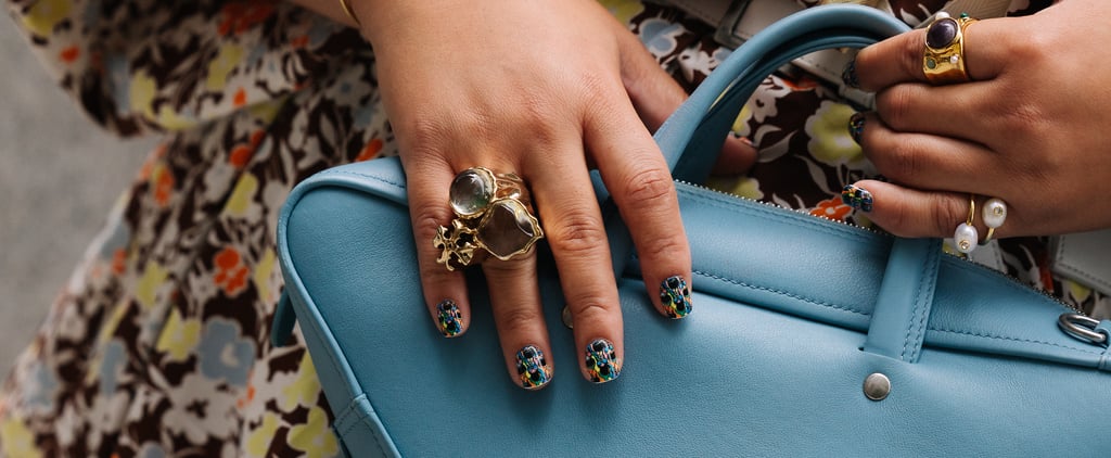 The Inspiration Behind the Latest Nail Trend? Wallpaper