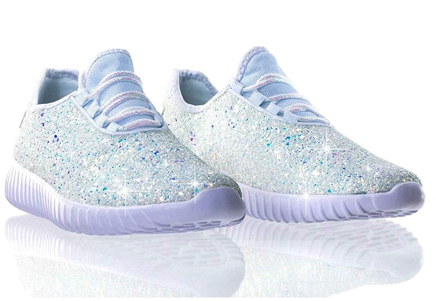 Glitter sneakers for adults top