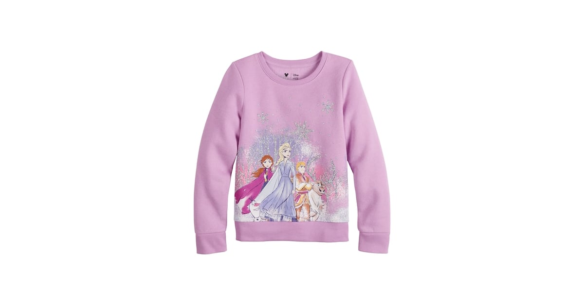Disney JUMPING BEANS filles à manches longues taille 5 Frozen Amis Graphic Tee 